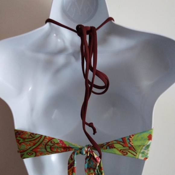 Rare Lisa Curren for Urban Outfitters Ruched Paisley Swimsuit - Picture 4 of 7